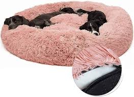 Cama Deluxe para Perros Cuddler Rosa 70x70cm