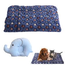 Set de Cama para Mascotas de Felpa - 2 Piezas