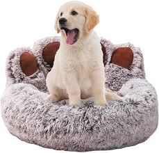 Cama Esponjosa en Forma de Palmera para Perros