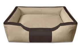 Cama para Perro Bruno XXXL Beige/Marrón 150x110cm