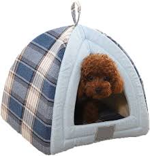 Cueva Acolchada para Mascotas: Cama Lavable y Cómoda