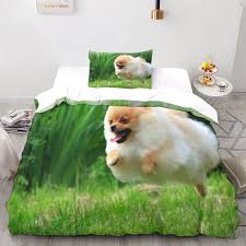 Juego de Cama Pomerania 3D Microfibra - Individual