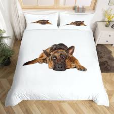 Funda Nórdica 3D Pastor Alemán para Cama 90