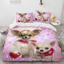 Funda Nórdica para Perros 135x200 con 2 Fundas de Almohada