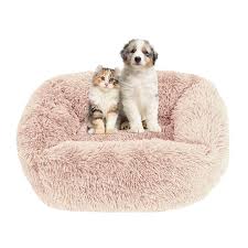 Cama Donut Suave para Perros Lukery