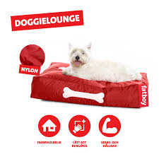 Cama para Perros Fatboy® Doggielounge Pequeña en Nylon Rojo