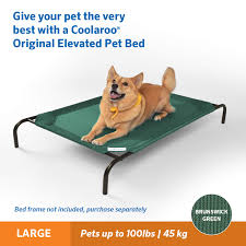 Cama Elevada Coolaroo para Mascotas - Cubierta Reemplazo Verde
