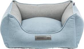 Cama Trixie Cuadrada 60x50 cm Azul Claro/Gris