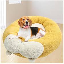 Cama Redonda Suave para Perros Alacritua