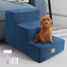 Escalera de 3 Escalones para Perros: Acceso Fácil a Camas Altas