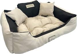 Cama KingDog para Mascotas con Dos Cojines