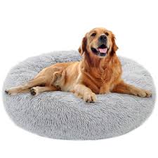 Cama Redonda para Perros y Gatos Mediana de Purefun