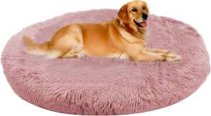 Cama Redonda XXL de Felpa para Perro