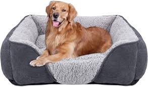 JOEJOY Cama Esponjosa Lavable para Perros Grandes