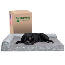 Cama Ortópedica XXL para Perros Furhaven con Diseño Almendra
