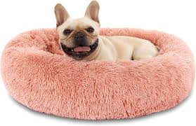 Cama Redonda Antiestrés para Perros y Gatos