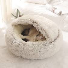 Cama Acogedora para Mascotas - Invierno para Perros