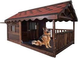 Casa de Perro de Madera con Ventanas - Resistente y Acogedora