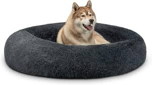 Cama Redonda para Perros y Gatos - Cojín Donut