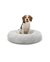 Cama Redonda Donut para Perros y Gatos Lionto