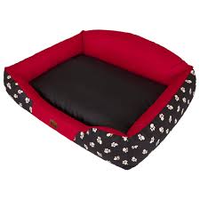 Cama Grande para Perro Hobbydog Royal con Corona Roja