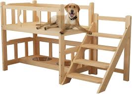 Cama de Madera para Mascotas