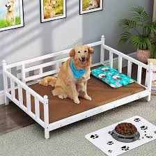 Camas Elevadas para Perros y Gatos de Madera Maciza