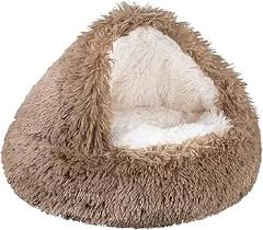 Cama de Mascota Concha: Suave y Lavable