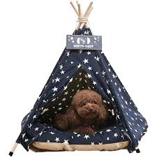 Camita Teepee Portátil para Perros - 61cm
